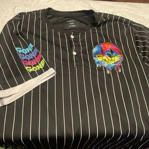 Rue 21 Pinstriped Baseball Jersey